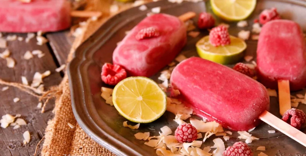 Zdrav smoothie sladoled na palčki