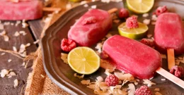Zdrav smoothie sladoled na palčki