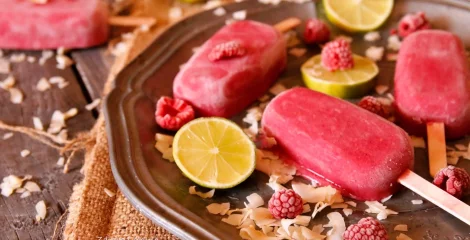 Zdrav smoothie sladoled na palčki
