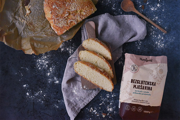 Nutrigold brezglutenska moka za kruh in izdelke brez glutena