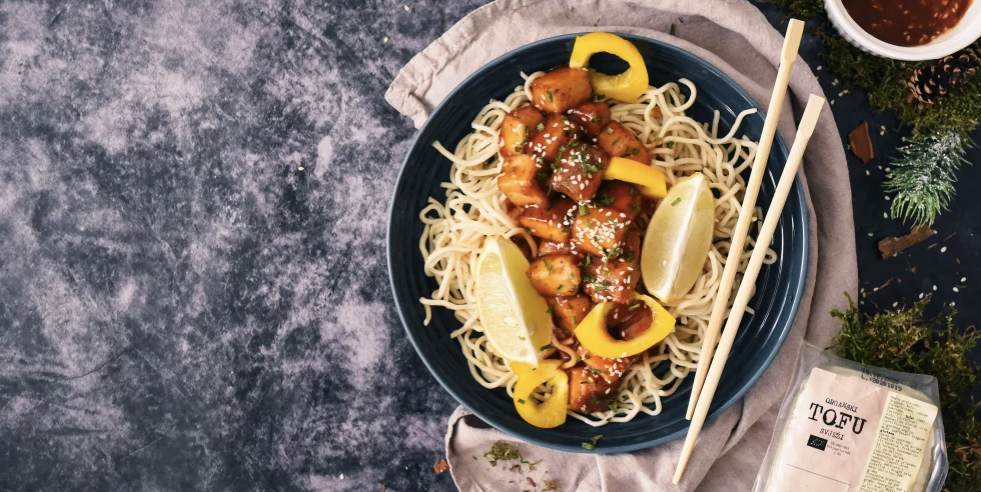 noodles s tofujem