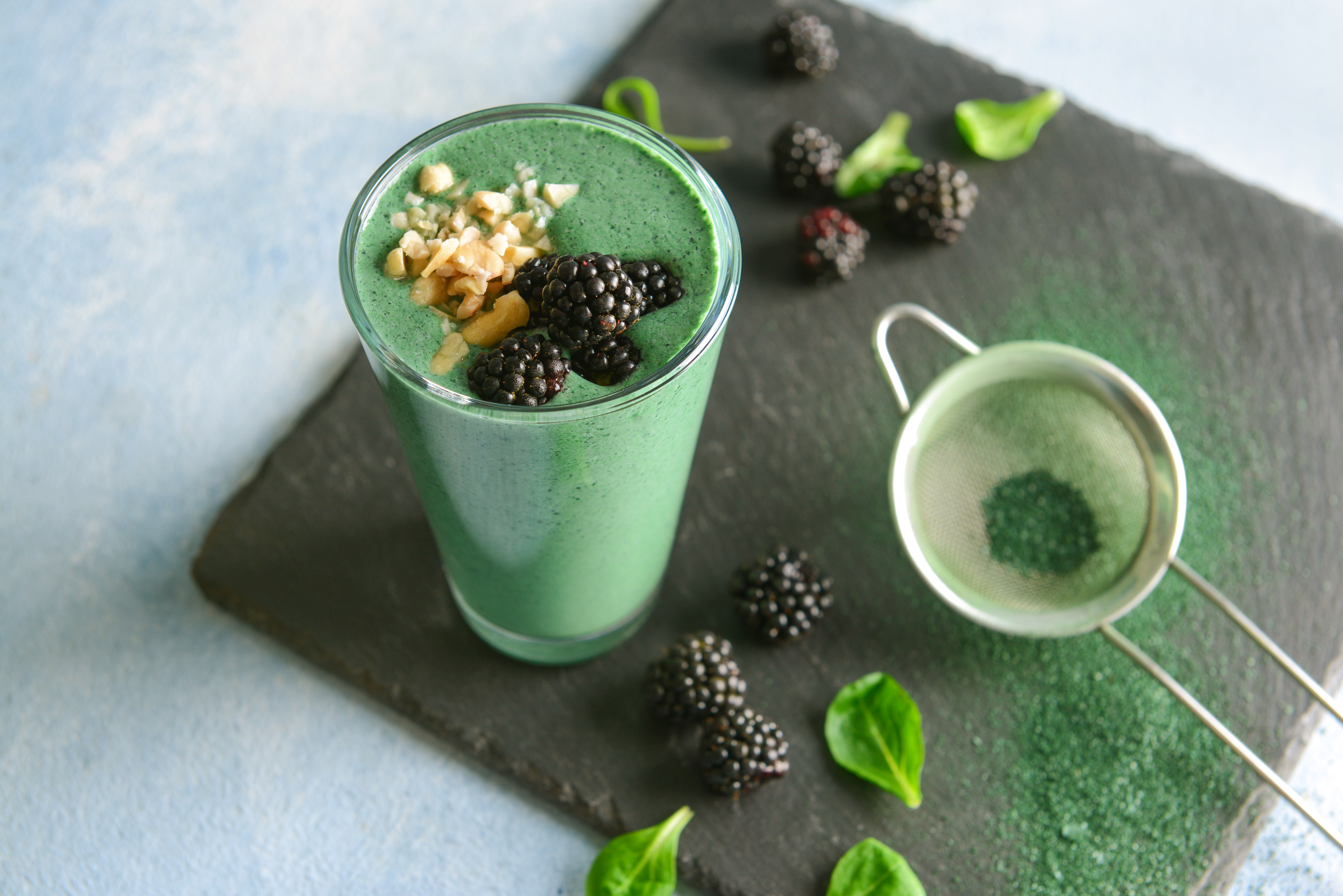 Spirulina napitek smoothie recept 