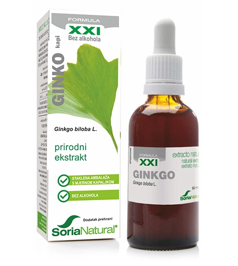 Ginko naravni izvleček - 50 ml Soria Natural