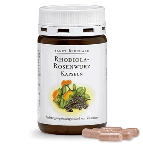 Izvleček korenine Rhodiola rosea – 120 kapsul Kräuterhaus
