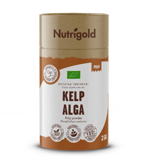 Nutrigold kelp alga v prahu