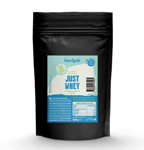 Just Whey Beljakovinski koncentrat 80% - 500g Nutrigold