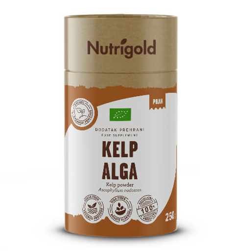 Nutrigold Kelp (Kombu) alga v prahu 250 g