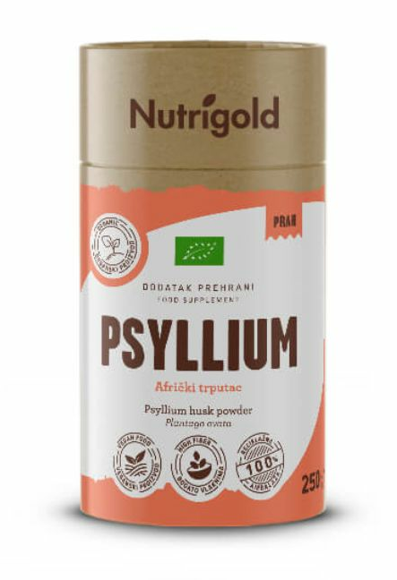 Psyllium prah – Ekološki 250g Nutrigold