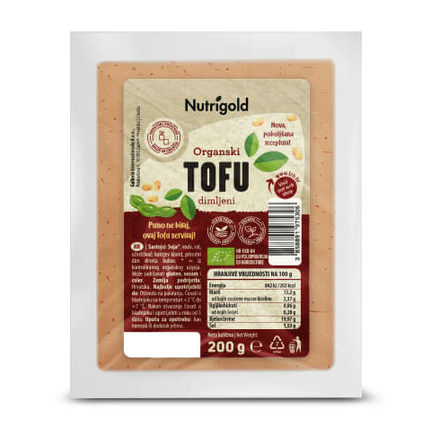 Nutrigold tofu organski dimljeni 200g 