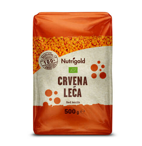 Nutrigold organska leča  500g 