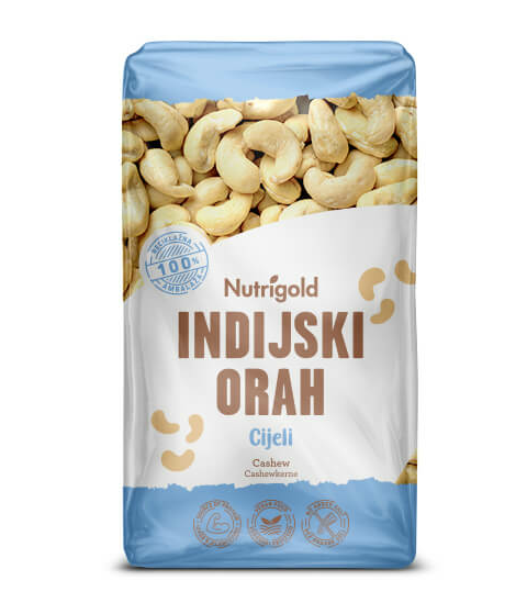 Indijski oreščki - surovi 1000g Nutrigold