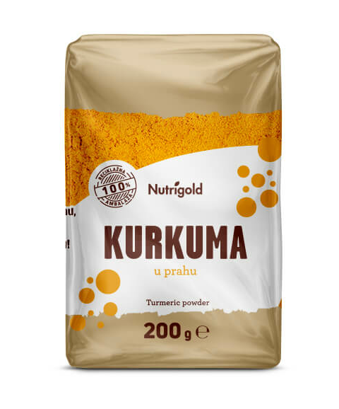Kurkuma v prahu 200g Nutrigold 
