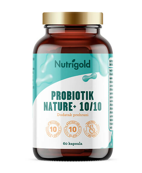 Nutrigold Probiotic Nature+ 10/10  pakiranje 60 kapsul