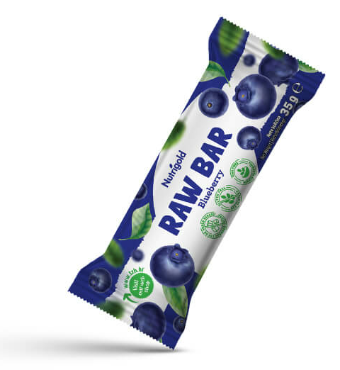 Raw bar Blueberry – 35g Nutrigold