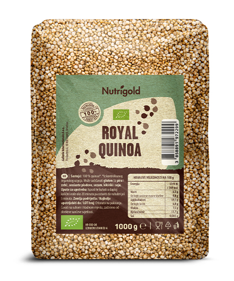 Nutrigold organska Kvinoja Royal u pakiranju od 1000g 