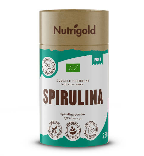 Nutrigold organska spirulina v prahu 250g 