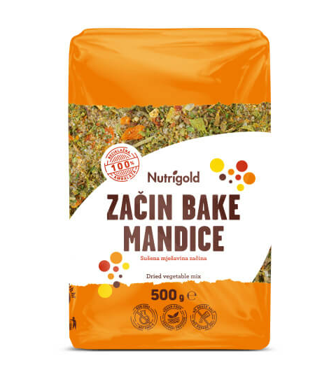 Nutrigold zdrava mješanica začimb brez soli babice Mandice  pakiranje  500g 