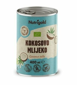 Kokosovo mleko – Ekološko 400ml Nutrigold