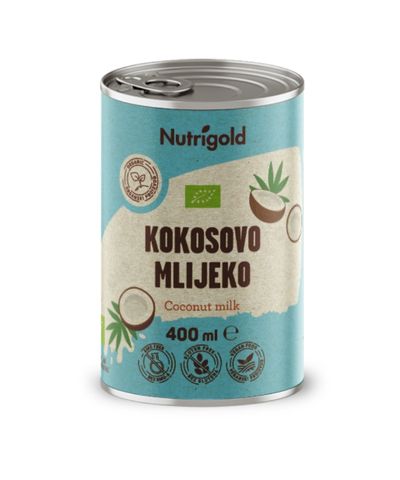  Nutrigold organsko kokosovo mlijeko  pakiranje 400ml
