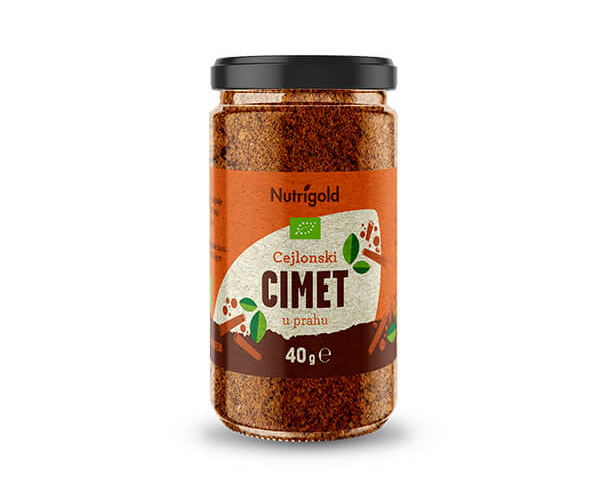 Nutrigold Cimet Ceylon steklenicka 40g 