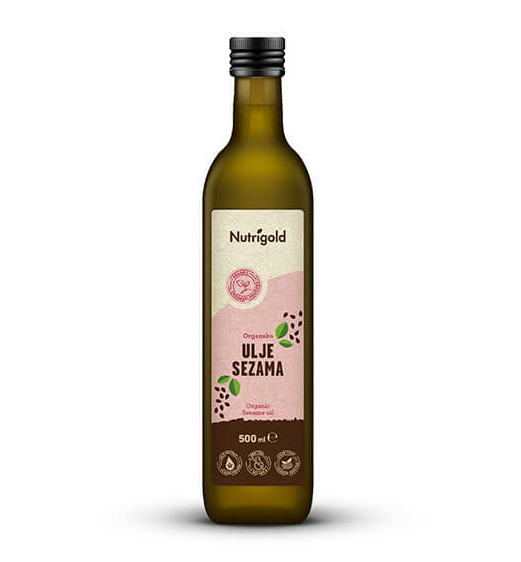  Nutrigold sezamovo olje eko 500ml
