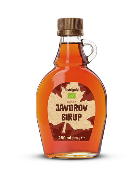 Javorjev sirup -Ekološki 250ml Nutrigold