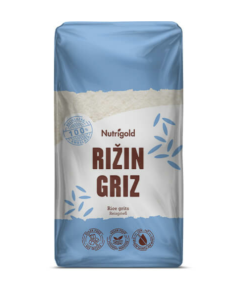 Rižev zdrob 1kg Nutrigold