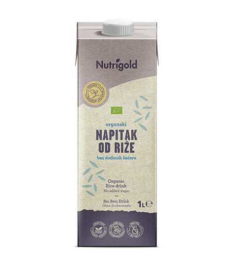 Rižev napitek - Ekološki 1000ml Nutrigold