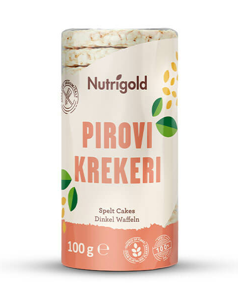 Pirini krekerji - Natural 100g Nutrigold