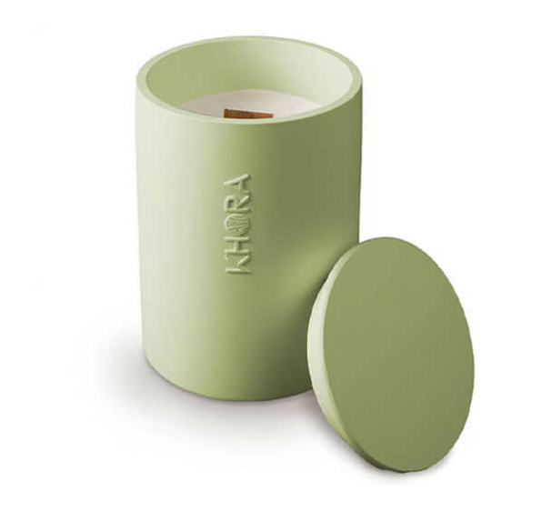 Dišeča sveča s 100% sojinim voskom Matcha Latte - Khora