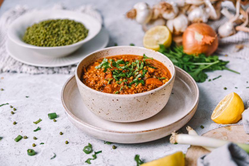 Enolončnica s fižolom mungo