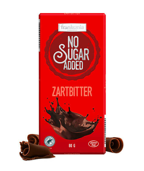 Temna čokolada Brez dodanega sladkorja – 80g Frankonia