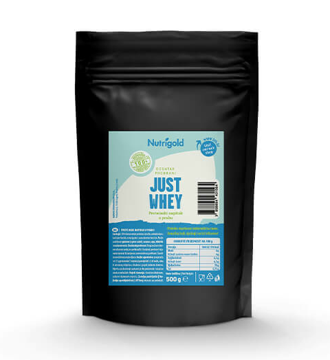 Just Whey Beljakovinski koncentrat 80% - 500g Nutrigold