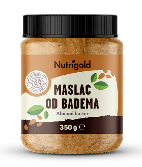 Mandljevo maslo 100% čisto - 350g Nutrigold