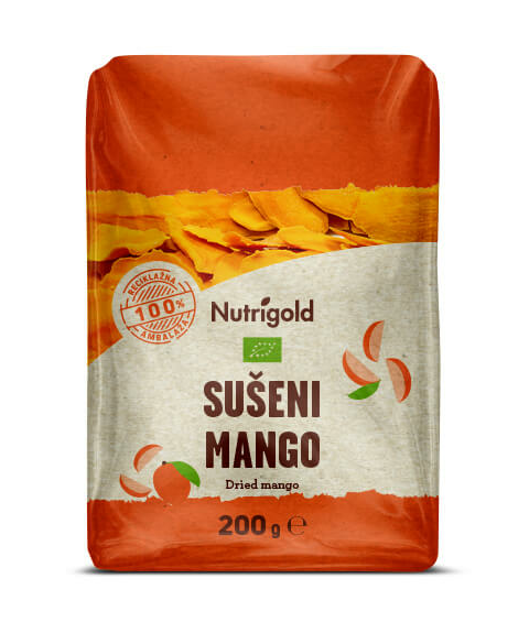 Suhi mango - Ekološki 200g Nutrigold