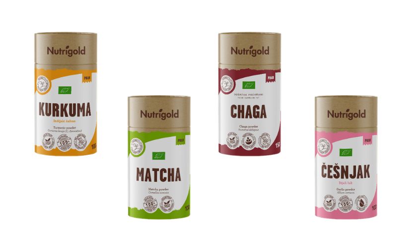 Papirnata embalaža Nutrigold lahko odlično služi za sajenje rastlin in setev.