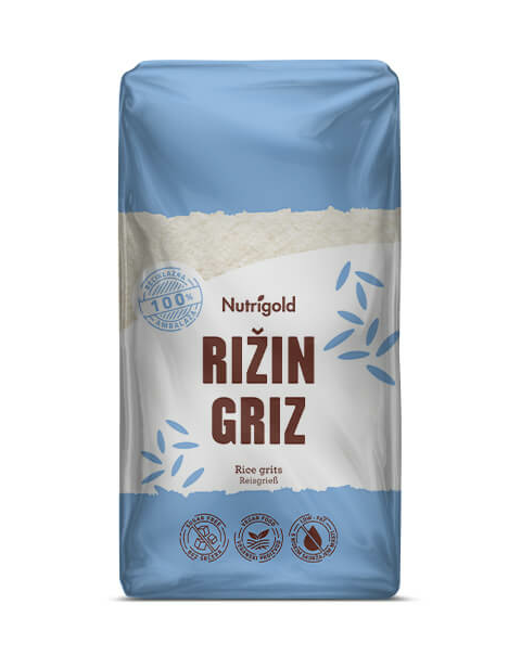 Rižev zdrob - 1000g Nutrigold