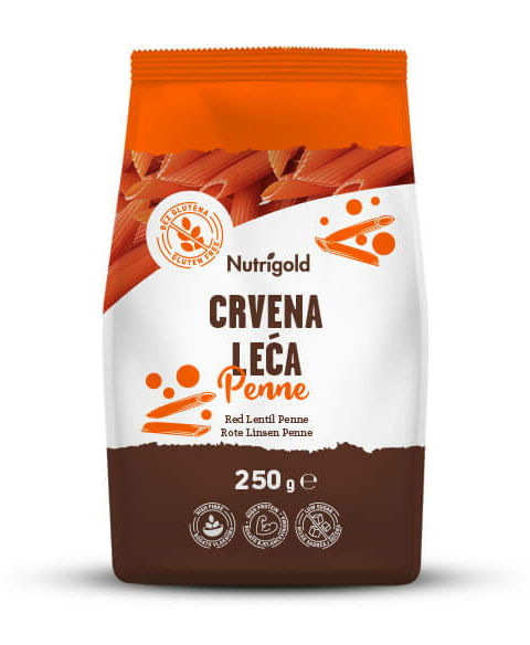 Leča rdeča - Ekološka 500g Nutrigold