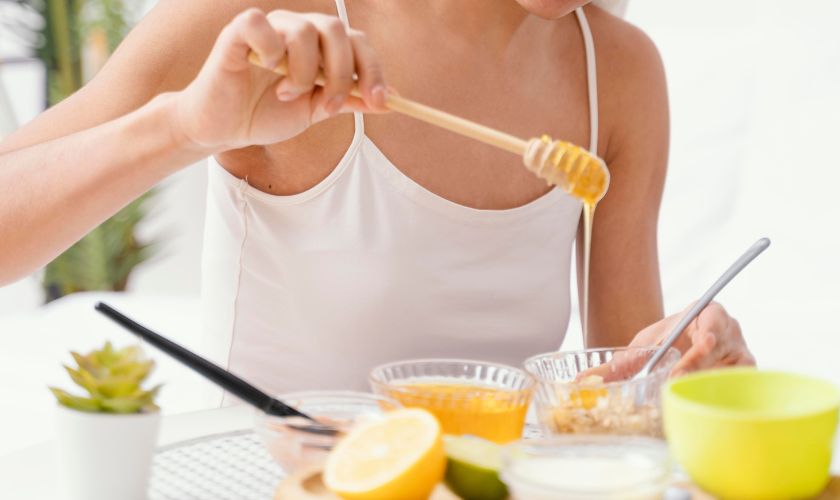 piling maska za obraz s kvinojo