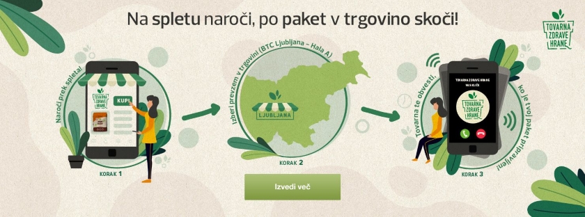 Osebni prevzem - na spletu naroči, po paket v trgovino skoči!
