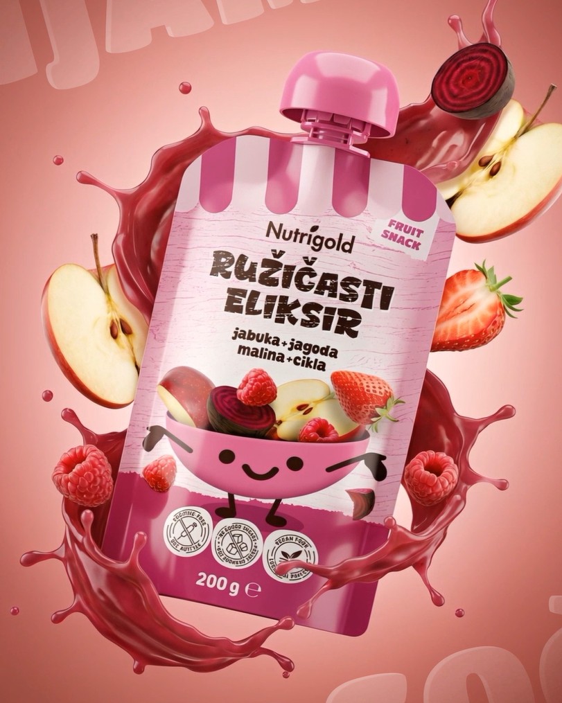 Sadna kaša Rožnati eliksir - 200 g Nutrigold