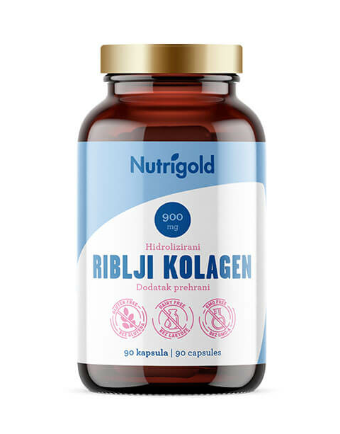 Hidroliziran Ribji kolagen – 90 kapsul Nutrigold
