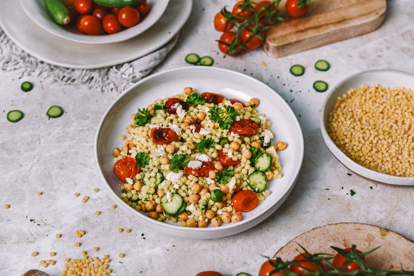 Fregola solata s paradižniki