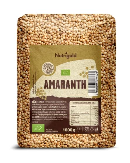 Amarant (Ščir) – Ekološki 1000 g Nutrigold