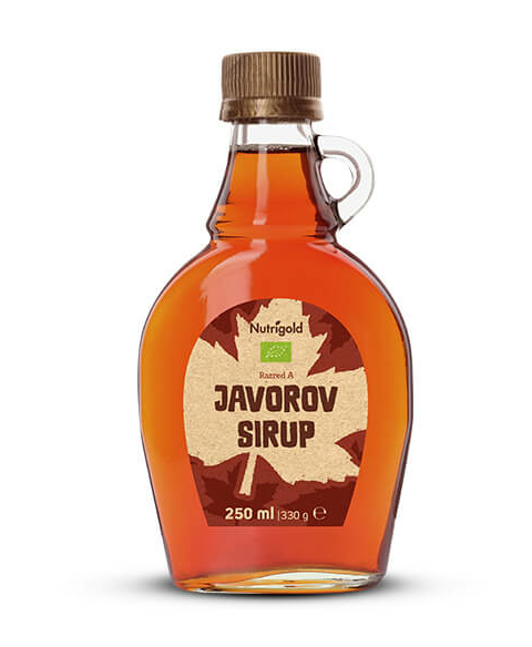 Javorjev sirup - Ekološki 250 ml Nutrigold