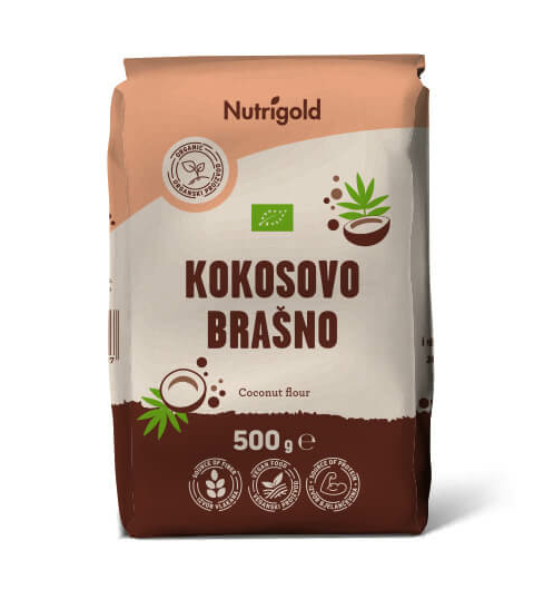 Kokosova moka - Ekološka 500 g Nutrigold