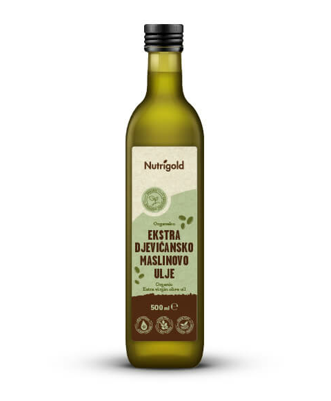 Ekstra deviško oljčno olje - Ekološko 500 ml Nutrigold