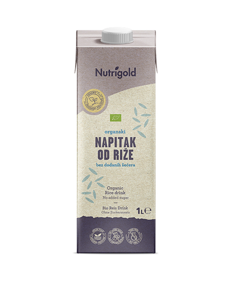 Rižev napitek Brez dodanega sladkorja - Ekološki 1000 ml Nutrigold