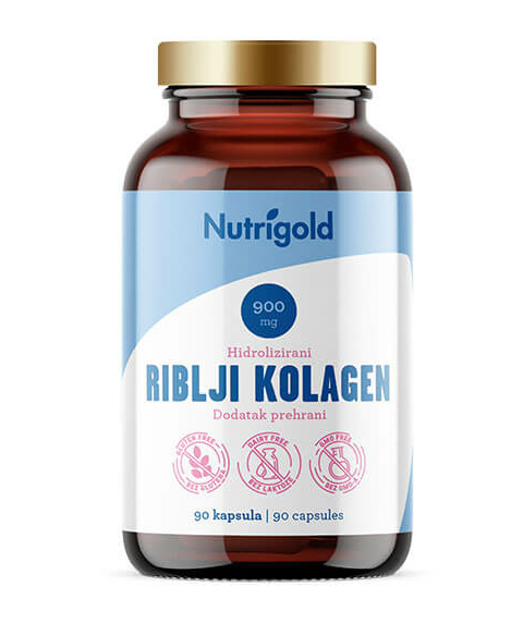 Hidroliziran Ribji kolagen – 90 kapsul Nutrigold