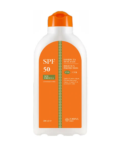 Losjon za sončenje SPF 50+ - 200 ml Zorina mast